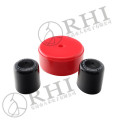 Made in RHI Electric Plastic pipe fittings, custom pipe protective caps, PVC pipe fitting end cap